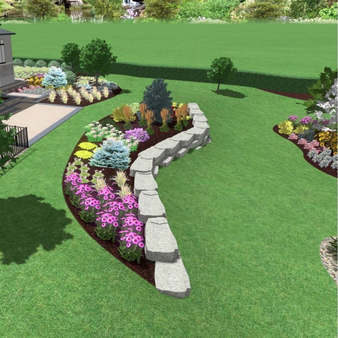 Residential landscape design project